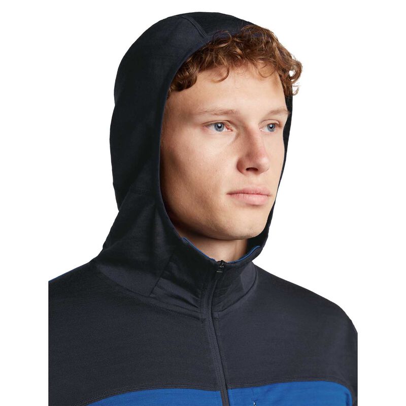 Icebreaker M Merino 300 RealFleece Descender LS Zip Hoodie image number 2